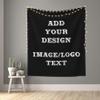 Customized Tapestry Personalized Wall Hanging Tapestries Design Your Own Image Text for Wedding Birthday Bedroom Living Room Halloween Decor (60x51in Vertical) view 3
