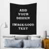 Customized Tapestry Personalized Wall Hanging Tapestries Design Your Own Image Text for Wedding Birthday Bedroom Living Room Halloween Decor (60x51in Vertical) view 4