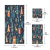ALAZA Merry Christmas Snowflake Deer Snowflake Retro Soft 3 Piece Bath Towels Set for Bathroom Spa Hotel, 1 Bath Towel+ 1 Hand Towel+ 1 Washcloth view 3