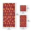 ALAZA Merry Christmas Star Soft 3 Piece Bath Towels Set for Bathroom Spa Hotel, 1 Bath Towel+ 1 Hand Towel+ 1 Washcloth view 3