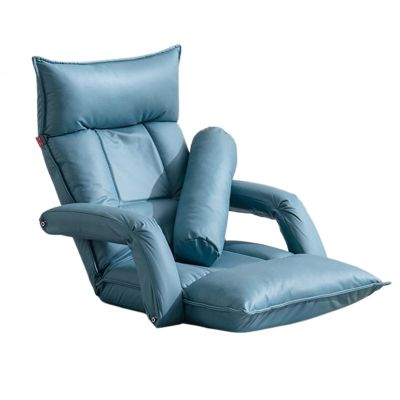PBENO Lazy Chair Lazy Sofa, Tatami Seat Single Folding Deck Chair Bedroom Leisure Chair Bed Back Chair Balcony Bay Window Chair Sofa Chair (Color : E, Size : 22.8 * 50.3 * 5.1in)