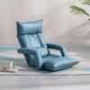 PBENO Lazy Chair Lazy Sofa, Tatami Seat Single Folding Deck Chair Bedroom Leisure Chair Bed Back Chair Balcony Bay Window Chair Sofa Chair (Color : E, Size : 22.8 * 50.3 * 5.1in) view 3