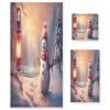 ALAZA Merry Christmas Tree Sunset Soft 3 Piece Bath Towels Set for Bathroom Spa Hotel, 1 Bath Towel+ 1 Hand Towel+ 1 Washcloth view 1