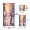 ALAZA Merry Christmas Tree Sunset Soft 3 Piece Bath Towels Set for Bathroom Spa Hotel, 1 Bath Towel+ 1 Hand Towel+ 1 Washcloth view 3
