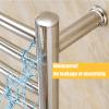 Electric Heated Towel Warmer, Electric Wall Mounted Towel Warmer Dryer, Bathroom Accessories Racks,Heated Towel Rail/Plug in view 2