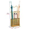 HAIXHX Modern Umbrella Holder, Large Capacity Space Saving Umbrellas Rack Stand with Drip Tray & 4 Non-Slip Mats, Freestanding Stable Umbrella Organizer, for Homes Offices (Color : Gold) view 2