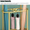 HAIXHX Modern Umbrella Holder, Large Capacity Space Saving Umbrellas Rack Stand with Drip Tray & 4 Non-Slip Mats, Freestanding Stable Umbrella Organizer, for Homes Offices (Color : Gold) view 4