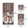 ALAZA Snowman Merry Christmas Winter Landscape Soft 3 Piece Bath Towels Set for Bathroom Spa Hotel, 1 Bath Towel+ 1 Hand Towel+ 1 Washcloth view 3