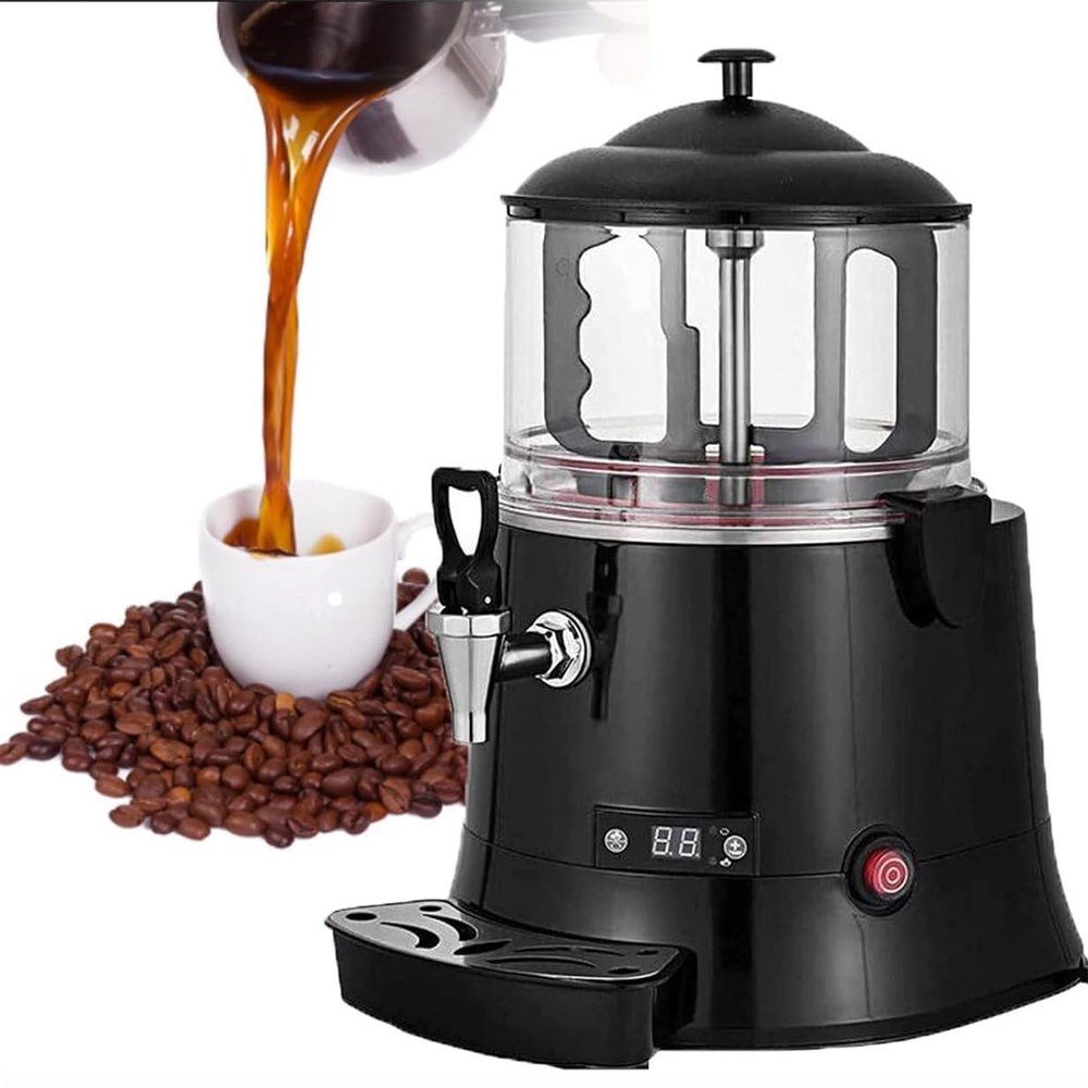 NYMFEA 400W Commercial Hot Chocolate Maker, Electric Hot Chocolate Dispenser, Multifunctional Hot Drink Maker for Heating Chocolate Coffee Milktea Juice Tea,5L