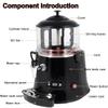 NYMFEA 400W Commercial Hot Chocolate Maker, Electric Hot Chocolate Dispenser, Multifunctional Hot Drink Maker for Heating Chocolate Coffee Milktea Juice Tea,5L view 3