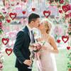 36 Pcs Valentine's Day Decorations Glitter Heart Hanging Swirls - No DIY Red Pink Silver Heart Hanging Decorations Party Decoration Swirls Ornaments for Valentines Day Party Supplies Decorations view 4