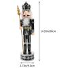 Luxshiny Christmas Nutcracker Ornament Traditional Soldier Figurine for Tabletop Decor Festive Xmas Decoration for Home and Holiday Celebrations view 3