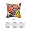 BTCOWZRV Throw Pillow Cover Fresh Sweet Tarts Print Decorative Throw Pillows Soft Pillow Cases Square Cushion Case Christmas Pillow Covers for Couch Bed Sofa Farmhouse Decor 16"x16" view 3