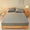 Quilted Fitted Waterproof and Dustproof Mattress Protector Cover,360 All-Inclusive Thicken Fitted Sheet Breathable Mattress Cover for Bedroom Decor view 2