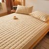 Queen Size Quilted Waterproof Fitted Sheet,Thickened All-Inclusive Mattress Protector,Ultra Soft Bed Cover Fitted Sheet Fits Up to 5-30CM Deep Pocket view 2