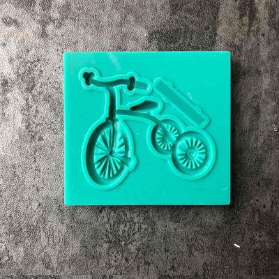 Silicone Mold for Baking,6.2x4.4cm Kitchen Cake Baking Decorating Bicycle Silicone Mold Fudge Dessert Chocolate Mold Clay Plaster Bicycle Modeling Silicone Mold Style 2