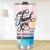 MEDROC Thank You Amazing QA Director Tumbler Stainless Steel 30oz, Appreciation Gifts for Coworkers, Employees & Staffs Women, Driking Coffee Cup For Teammates Birthday Christmas view 3