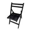 Furniture Slatted Wood Folding Special Event Chair - Black, Set of 4 Folding Chair, Foldable Style view 4