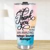 MEDROC Thank You Amazing Strategic Sourcing Manager Tumbler Stainless Steel 30oz, Appreciation Gifts for Coworkers, Employees & Staffs Women, Driking Coffee Cup For Teammates Birthday Christmas view 3