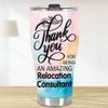 MEDROC Thank You Amazing Relocation Consultant Tumbler Stainless Steel 30oz, Appreciation Gifts for Coworkers, Employees & Staffs Women, Driking Coffee Cup For Teammates Birthday Christmas view 3