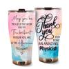 MEDROC Thank You Amazing Physicist Tumbler Stainless Steel 30oz, Appreciation Gifts for Coworkers, Employees & Staffs Women, Driking Coffee Cup For Teammates Birthday Christmas view 1