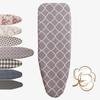 Ironing Board Cover Standard Size 12x35in 13x39in 13x43in 15x47in Natural Cotton Ironing Cover for Table Top, Drawstring Tightening, Durable(B2,X-Large(120x38cm)) view 1