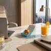 Restaurantware-2.5 x 2.5 x 2 Inch Mini Burger Boxes, 100 Clamshell Food Containers - Hinged Lid, Disposable, Turquoise Paper Take Out Boxes, Serve Sliders Or Finger Foods view 4