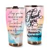 MEDROC Thank You Amazing Research Psychologist Tumbler Stainless Steel 30oz, Appreciation Gifts for Coworkers, Employees & Staffs Women, Driking Coffee Cup For Teammates Birthday Christmas view 1