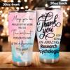 MEDROC Thank You Amazing Research Psychologist Tumbler Stainless Steel 30oz, Appreciation Gifts for Coworkers, Employees & Staffs Women, Driking Coffee Cup For Teammates Birthday Christmas view 4