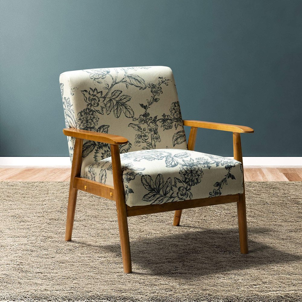 Anarosa Armchair,French Country Indigo