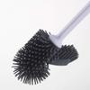 Toilet Brush Set,Toilet Brush Holder Toilet Brush and Bracket Toilet Brush Set Lower Edge Lip Brush and Bathroom Storage Rack Toilet Brushes,Toilet Brush with Holder view 2