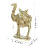 ABOOFAN Resin Camel Figurine Gold Desert Animal Figurines Small Statues Standing Camel Decor Ornament Office Home Desktop Decoration Picture 1 view 2
