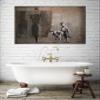LuxeWood Modern Art Wall Decor - Banksy Artwork on Canvas - Medium, Large, and Extra Large Prints of Banksy's Street Graffiti for Your Home (Exposed Kids, 30x20 Inches) view 3
