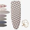 Ironing Board Cover Standard Size 12x35in 13x39in 13x43in 15x47in Natural Cotton Ironing Cover for Table Top, Drawstring Tightening, Durable(B1,Medium(100x34cm)) view 1