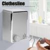 MUNEFE Retractable Clothesline Indoor, Wall Moted Dryin Rack, Outdoor Retractable Dual Clothesline for Bathroom, Balcony(Silver) view 2
