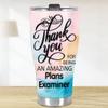 MEDROC Thank You Amazing Plans Examiner Tumbler Stainless Steel 30oz, Appreciation Gifts for Coworkers, Employees & Staffs Women, Driking Coffee Cup For Teammates Birthday Christmas view 3