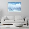 BANHUA1 Winter Canvas Wall Art Winter Wall Decor Snow Pictures Printed on Canvas Snow Scene Canvas Painting Stretched Artwork for Home Office Wall Ready to Hang 32"x24"(80x60cm) view 2