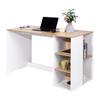 47.2" Computer Desk with 5 Storage Shelves, Modern Study Writing Desk for Small Spaces Gaming Desk, Multipurpose Student Learning Table Workstation for Home Office, Easy Assembly (Oak White) view 4