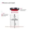 ORCOW 2X Compatible with Dyson V10 SV12 Vacuum Cleaner Dust Bin Top Fixed Sealing Ring Replacement Attachment Spare Part Accessories view 4