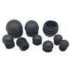 GatherTOOL 2/4/10Pcs Black Domed Round Plastic Blanking End Caps Chair Feet Tube Pipe Inserts Plug 16/20/28/30/35/38/40/42/45/48/50mm (Color : Black 25mm, Size : 10pcs) view 1