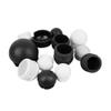 GatherTOOL 2/4/10Pcs Black Domed Round Plastic Blanking End Caps Chair Feet Tube Pipe Inserts Plug 16/20/28/30/35/38/40/42/45/48/50mm (Color : Black 25mm, Size : 10pcs) view 3