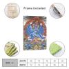 Tibetan Buddhist Exotic India Art Poster Art Poster Canvas Painting Decor Wall Print Photo Gifts Home Modern Decorative Posters Picture Frame 24x36inch(60x90cm) view 2
