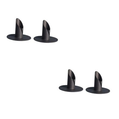 Amosfun 4pcs Wrought Iron Candle Holder and Decorative Candlestick Holders for Home Decor Simple Design for Warm Ambiance Family and Friends