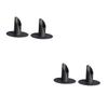 Amosfun 4pcs Wrought Iron Candle Holder and Decorative Candlestick Holders for Home Decor Simple Design for Warm Ambiance Family and Friends view 1