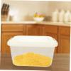 Hohopeti Airtight Rice Storage Large Diameter Transparent Rice Bucket Sturdy Fade Resistant view 2