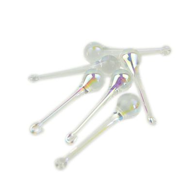 Chandelier Crystal Prisms Pendants 16X60MM/20X80MM AB Raindrops Crystal Chandelier Parts Chandelier Crystal Prisms Pendants (Color : 20x80mm 10pcs)