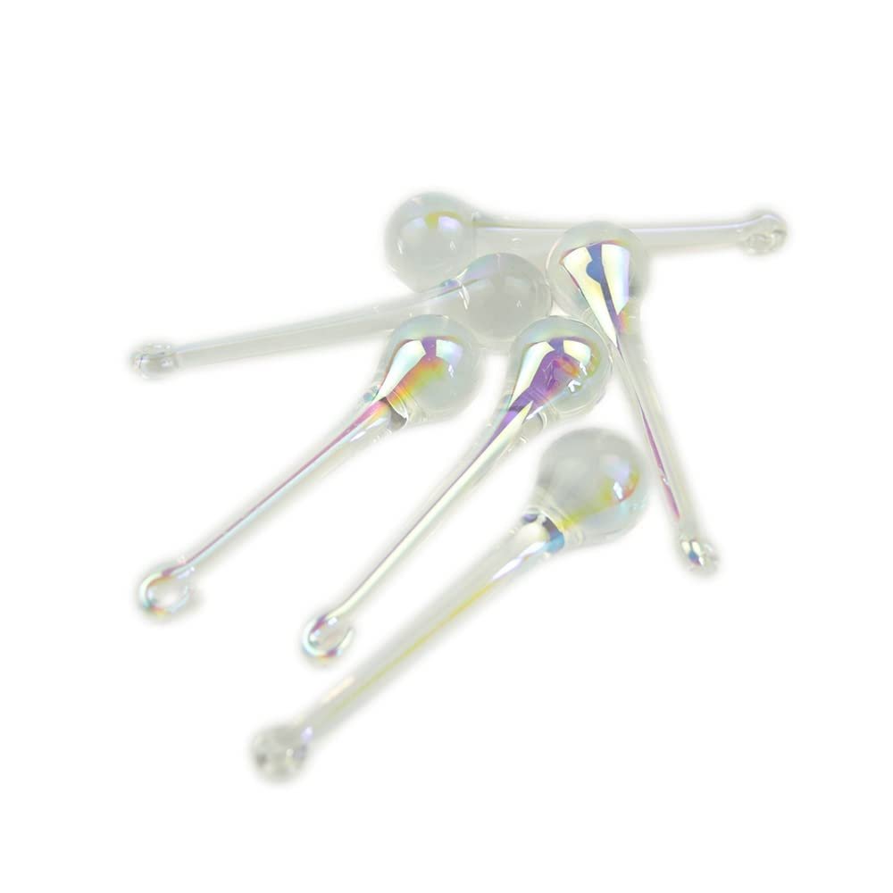 Chandelier Crystal Prisms Pendants 16X60MM/20X80MM AB Raindrops Crystal Chandelier Parts Chandelier Crystal Prisms Pendants (Color : 20x80mm 10pcs)