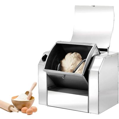 Commercial Dough Mixer,Electric Dough Mixer,Automatic Flour Mixer,Stainless Steel Food Mixer Kitchen Electric Standing Mixer,With 30 Minutes Timer,For Making Pizza Noodles,5kg