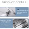 Commercial Dough Mixer,Electric Dough Mixer,Automatic Flour Mixer,Stainless Steel Food Mixer Kitchen Electric Standing Mixer,With 30 Minutes Timer,For Making Pizza Noodles,5kg view 3