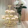Kichvoe Butter Lamp Holder Plate Ghee Lamp Stand for Weddings Events Candle Holder for Cozy Atmosphere Detachable Design for Easy Cleaning Storage view 4